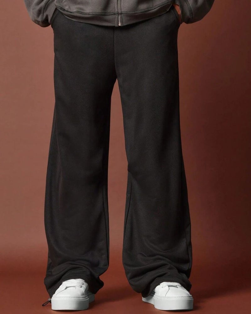 FLYNOFF Black Drawstring Loose Fit Jogger - Image 1